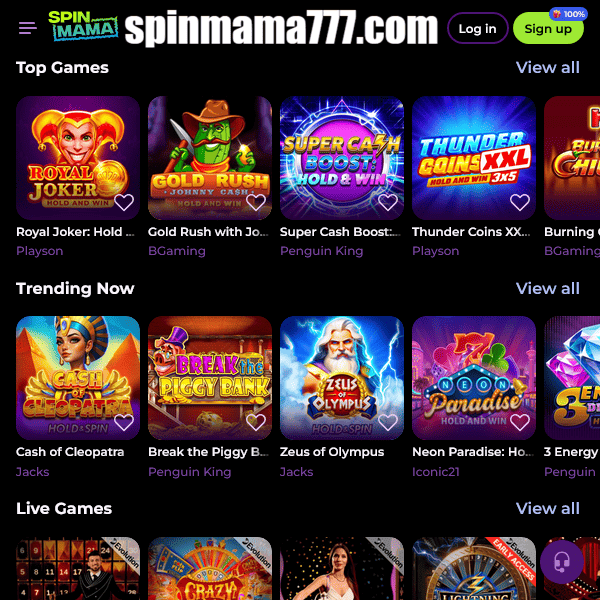 Spinmama Casino - Twoje miejsce na wygraną i zabawę Spinmama Casino - Twoje miejsce na wygraną i zabawę